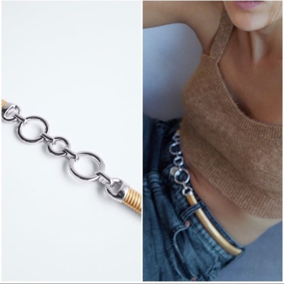 ZARA Metal Stretch Belt